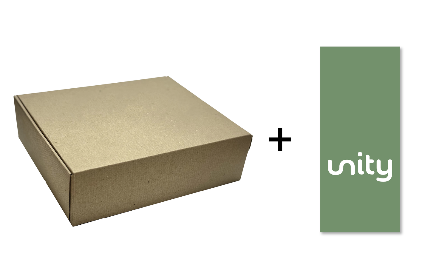 Pack de 100 cajas sin impresión + Stickers de seguridad